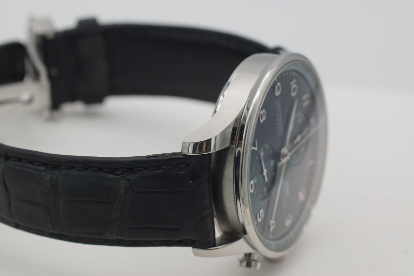 IWC Portugieser Chronograph IW371615 Grün Automatik Full-Set 2020