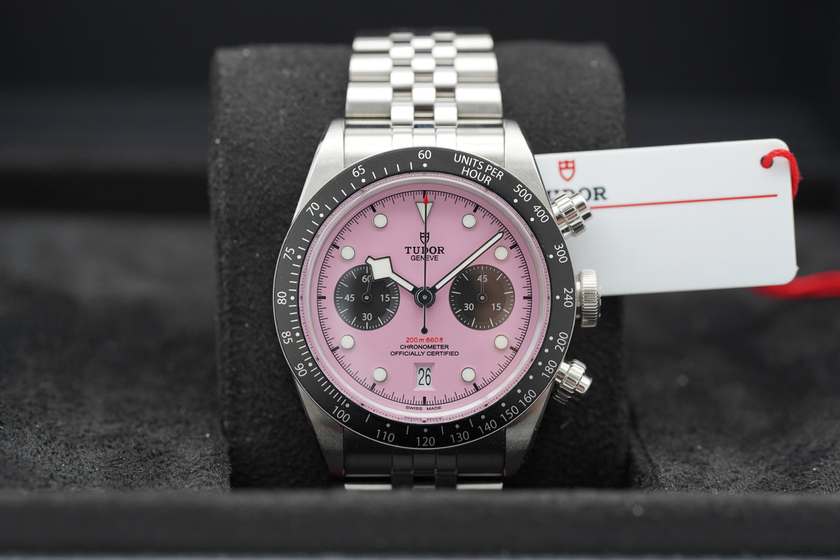 Tudor Black Bay Chrono 79360N Inter Miami Pink Full-Set 2025