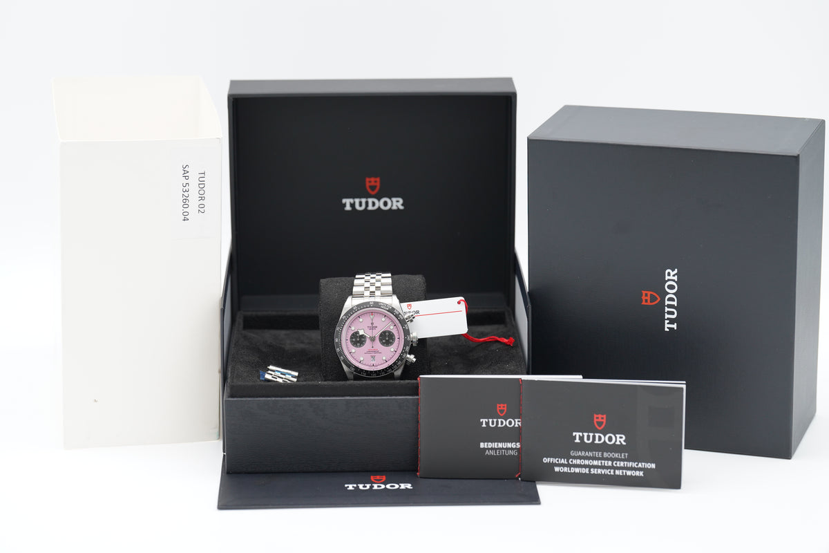 Tudor Black Bay Chrono 79360N Inter Miami Pink Full-Set 2025