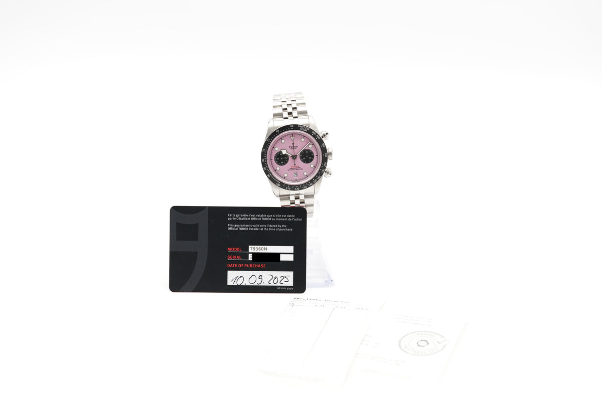 Tudor Black Bay Chrono 79360N Inter Miami Pink Full-Set 2025