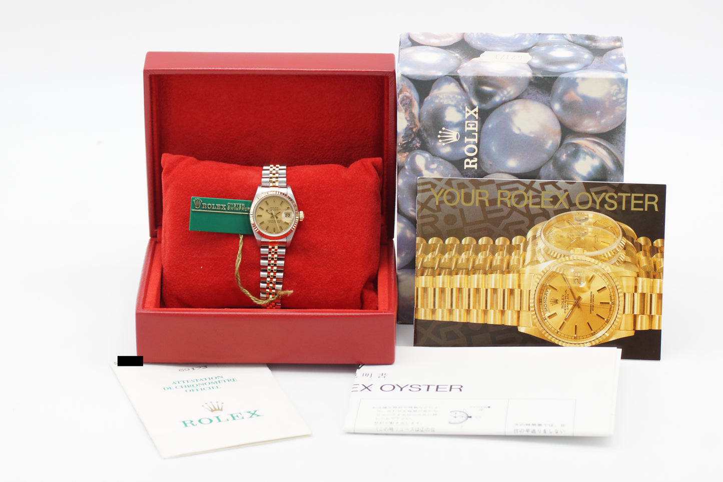 Rolex Lady-Datejust 26 Bicolor 69173 Full-Set Gold 1995