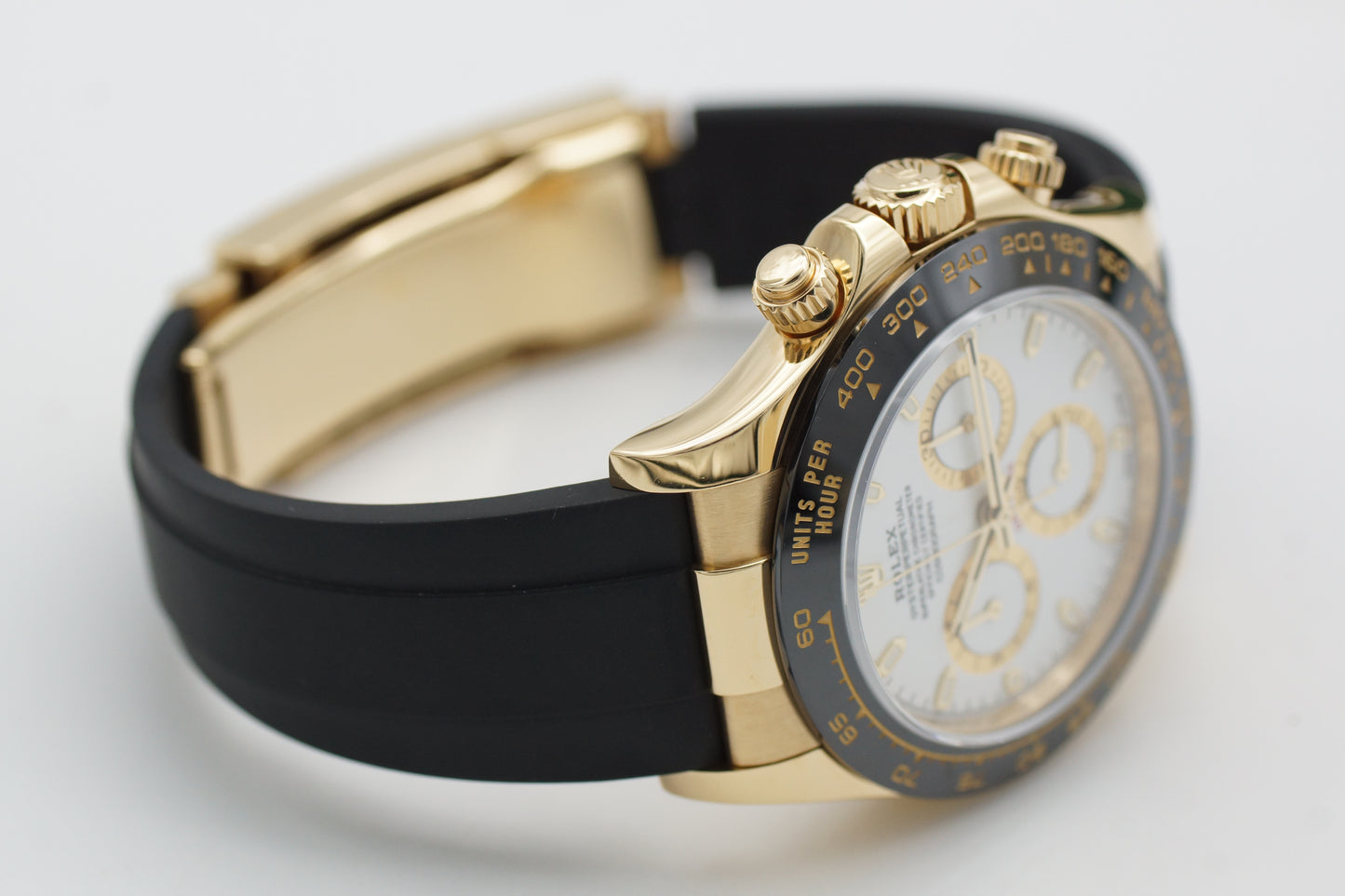 Rolex Cosmograph Daytona 116518LN Weiß Gelbgold 2022
