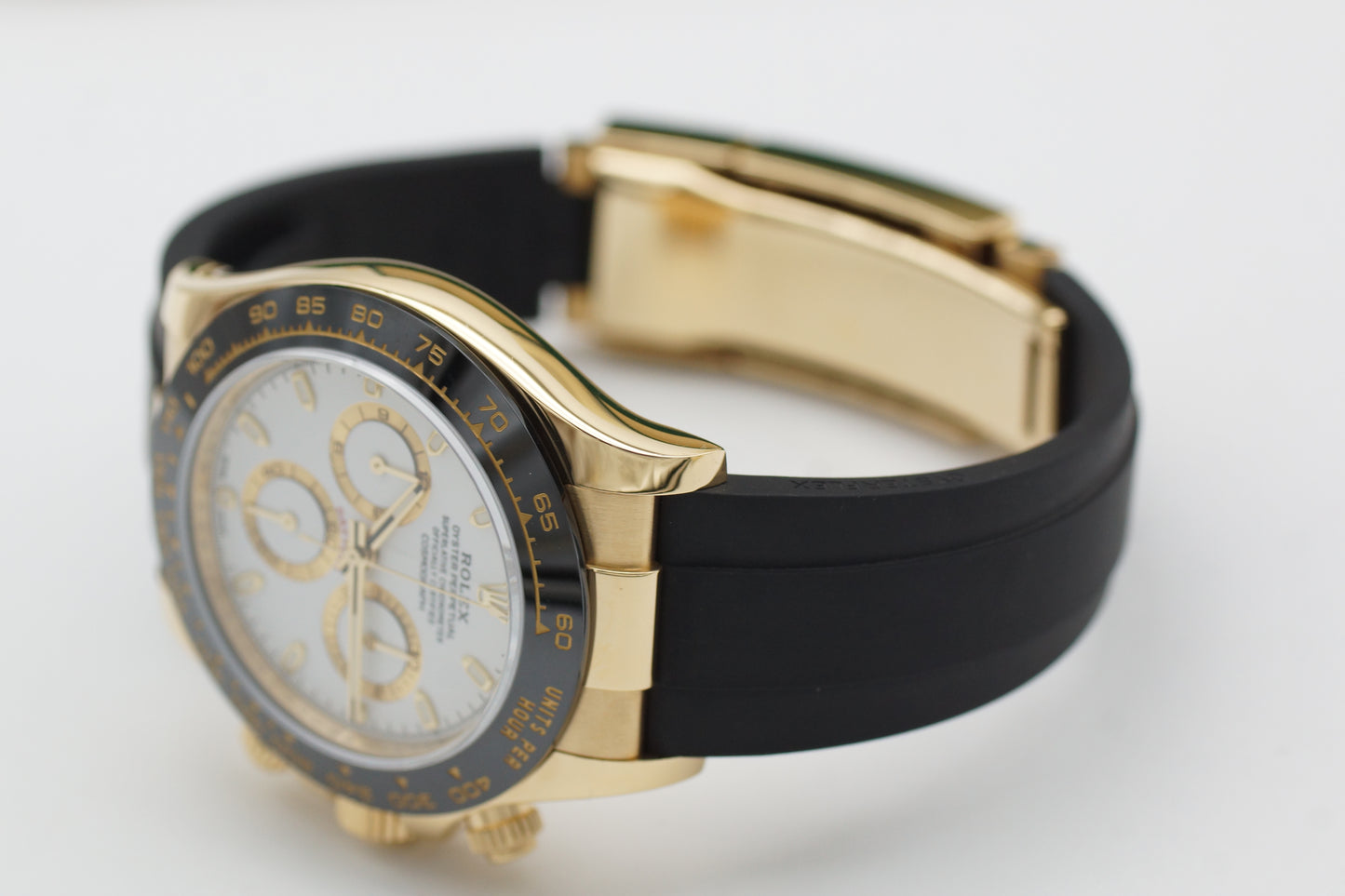 Rolex Cosmograph Daytona 116518LN Weiß Gelbgold 2022