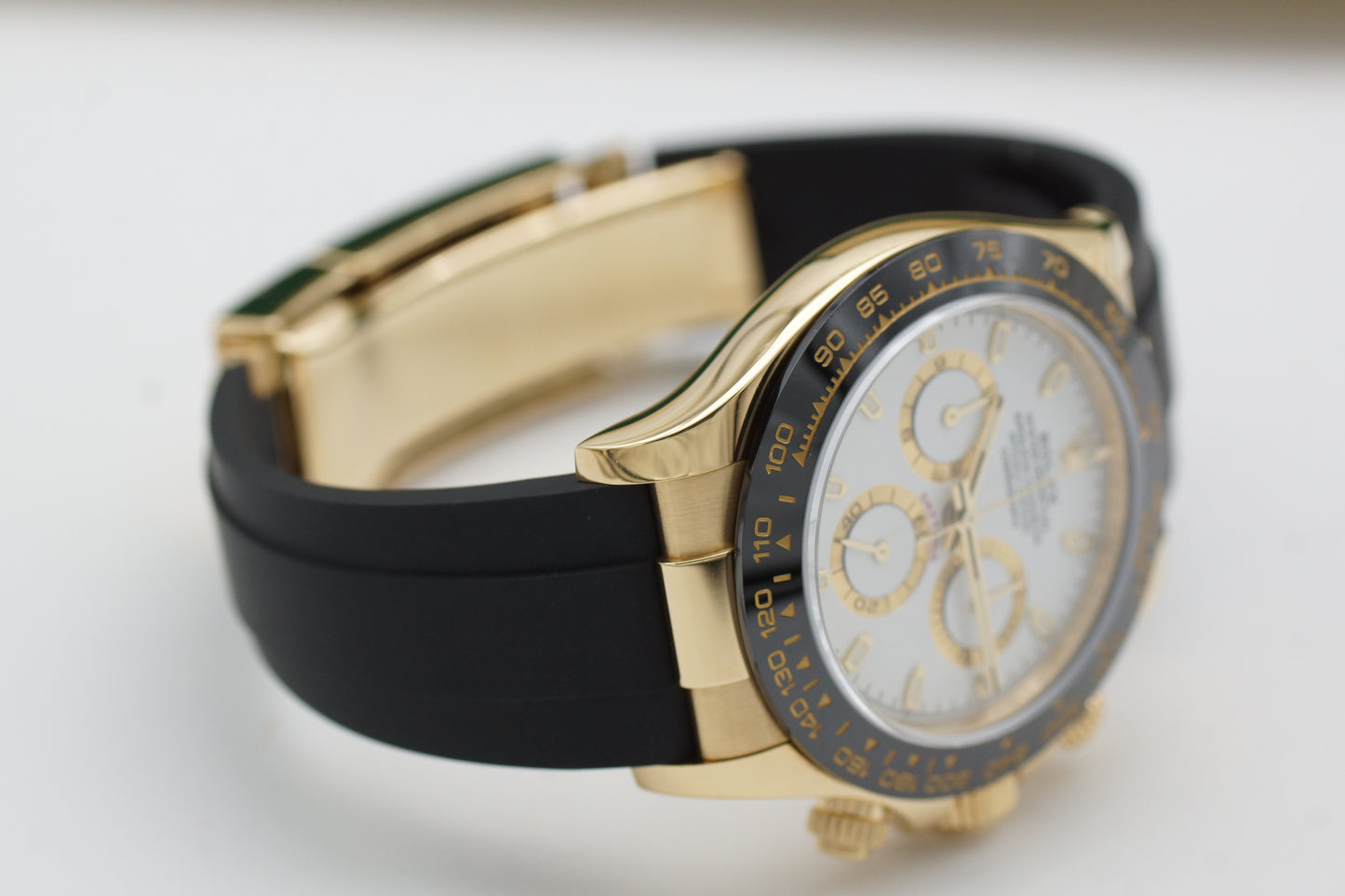 Rolex Cosmograph Daytona 116518LN Weiß Gelbgold 2022