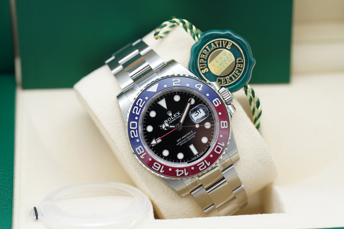 Rolex GMT-Master II Pepsi 126710BLRO Full-Set 2022