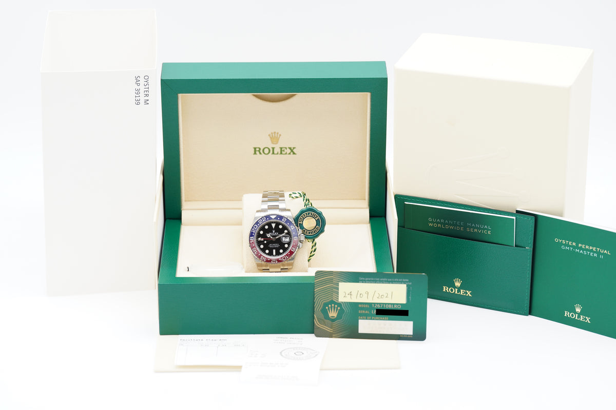 Rolex GMT-Master II Pepsi 126710BLRO Full-Set 2022