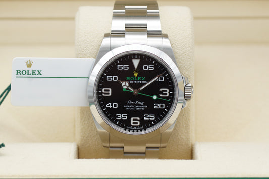 Rolex Air-King 126900 Schwarz Full-Set 2025