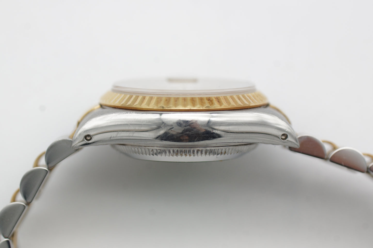 Rolex Lady-Datejust 26 Bicolor 69173G Diamantblatt Papiere 1994