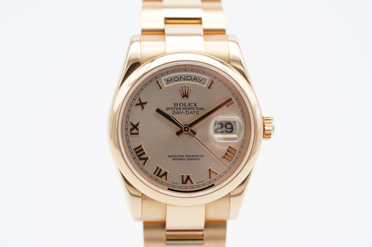 Rolex Day-Date 36 Roségold 118205 Roségold Full-Set 2006