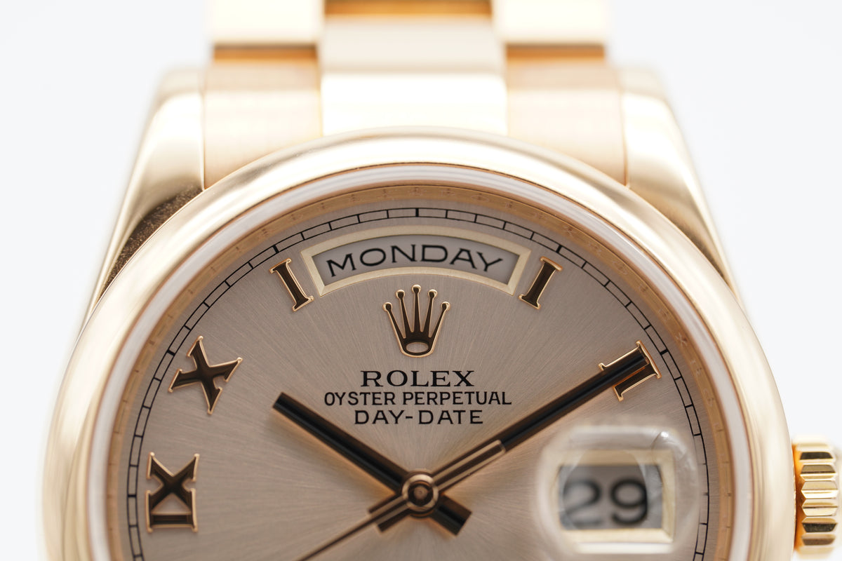 Rolex Day-Date 36 Roségold 118205 Roségold Full-Set 2006
