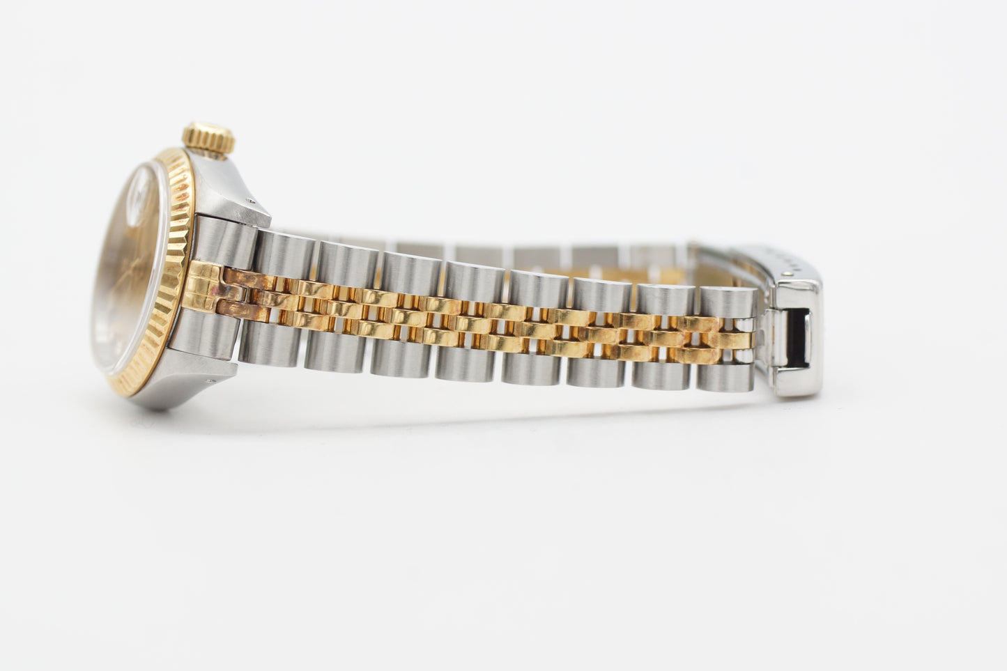 Rolex Lady-Datejust 26 Bicolor 69173G Diamantblatt Papiere 1994