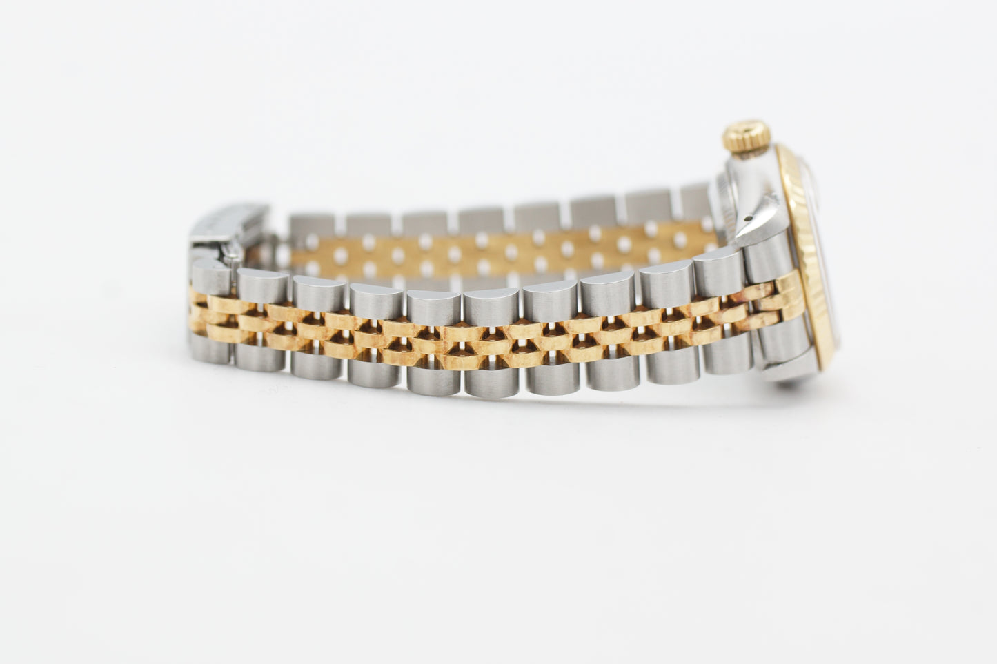 Rolex Lady-Datejust 26 Bicolor 69173G Diamantblatt Papiere 1994