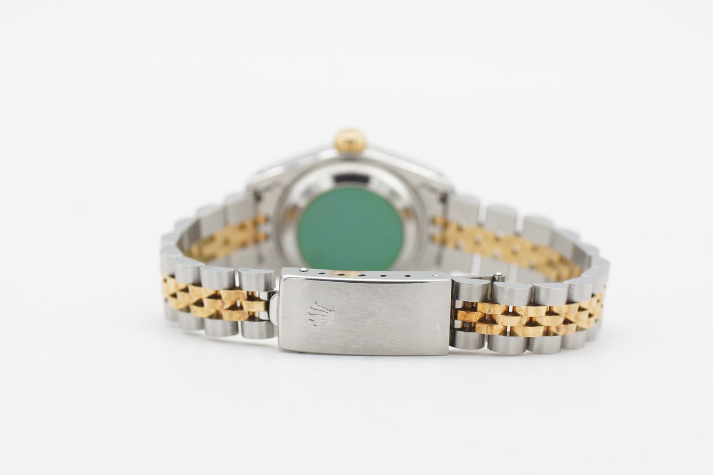 Rolex Lady-Datejust 26 Bicolor 69173G Diamantblatt Papiere 1994