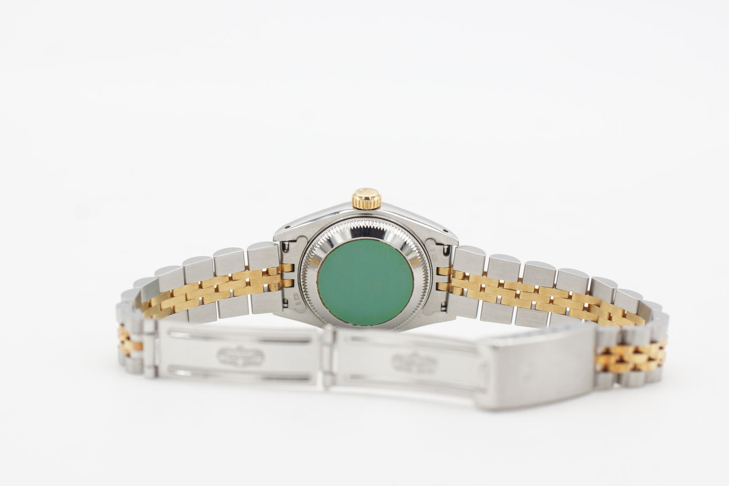 Rolex Lady-Datejust 26 Bicolor 69173G Diamantblatt Papiere 1994