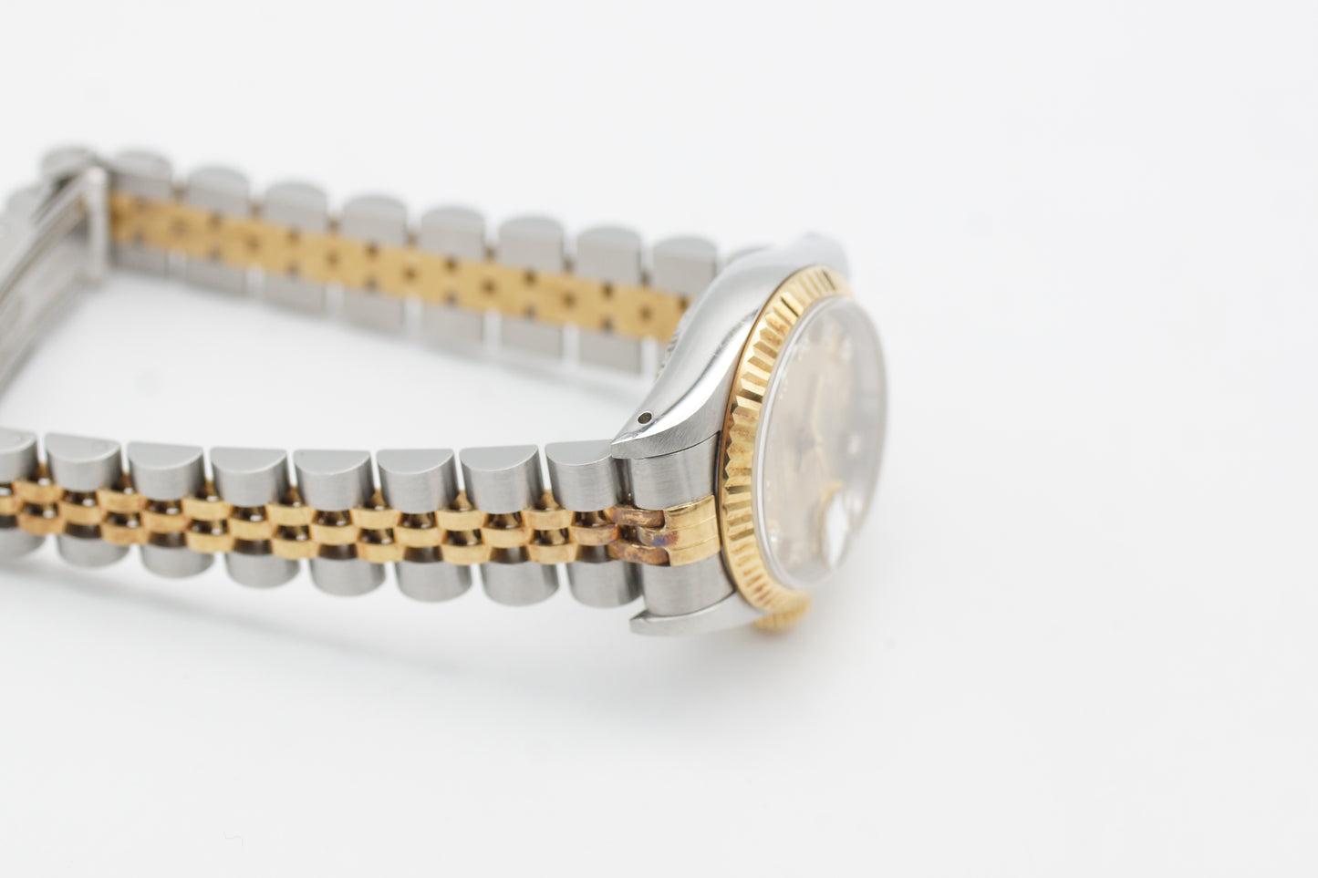 Rolex Lady-Datejust 26 Bicolor 69173G Diamantblatt Papiere 1994
