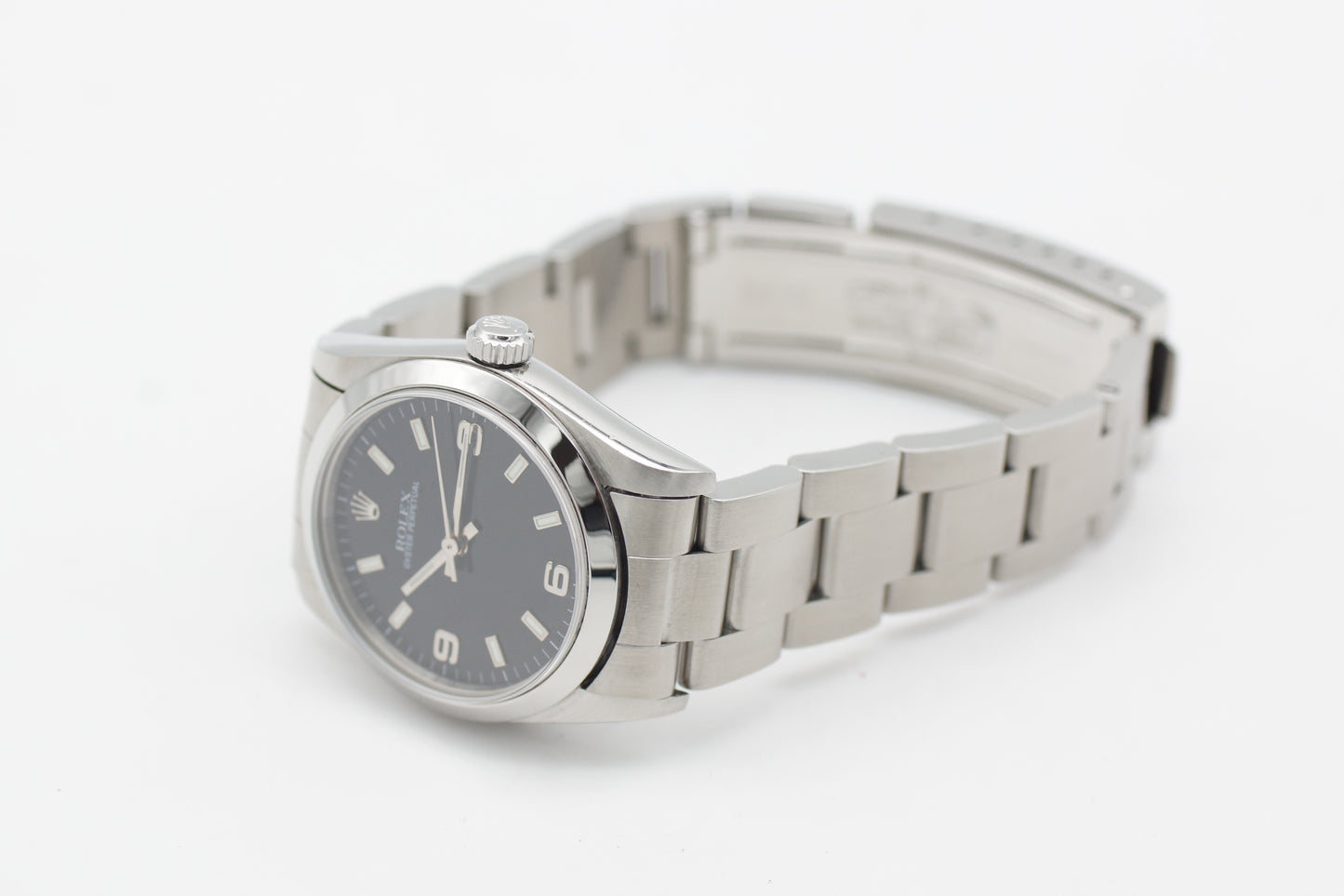 Rolex Oyster Perpetual 31 Schwarz 77080 Etui/Papiere 2003