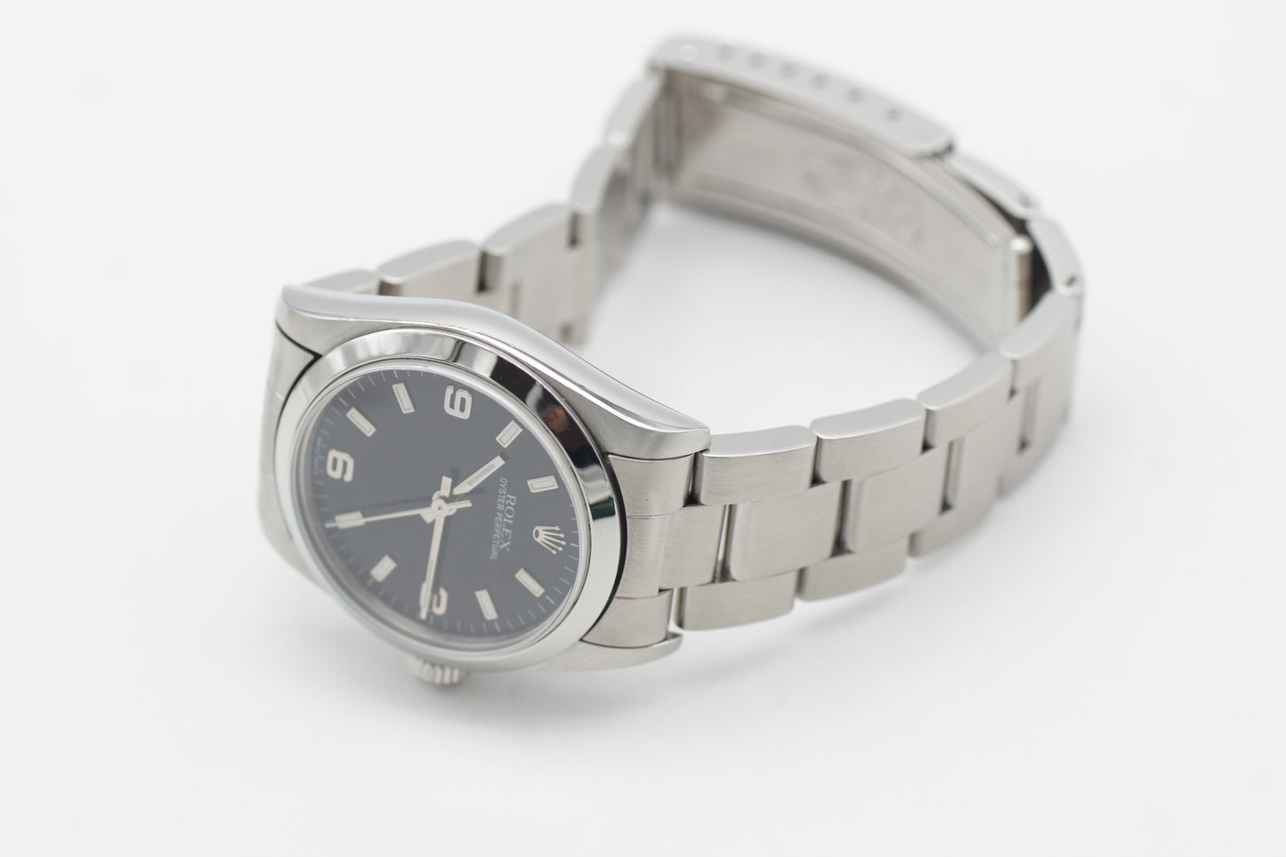 Rolex Oyster Perpetual 31 Schwarz 77080 Etui/Papiere 2003