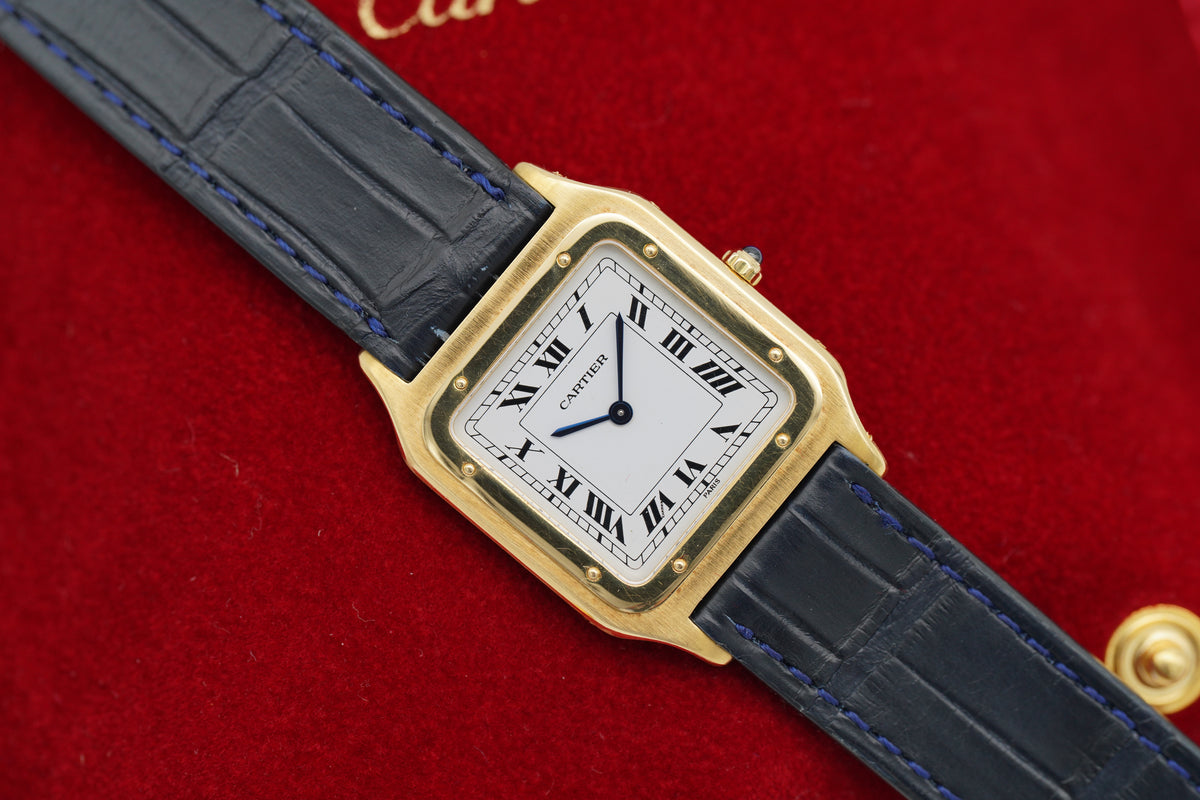 Cartier Santos Dumont 'Extra Plate' 18k Paris Dial 96054 Service 2026