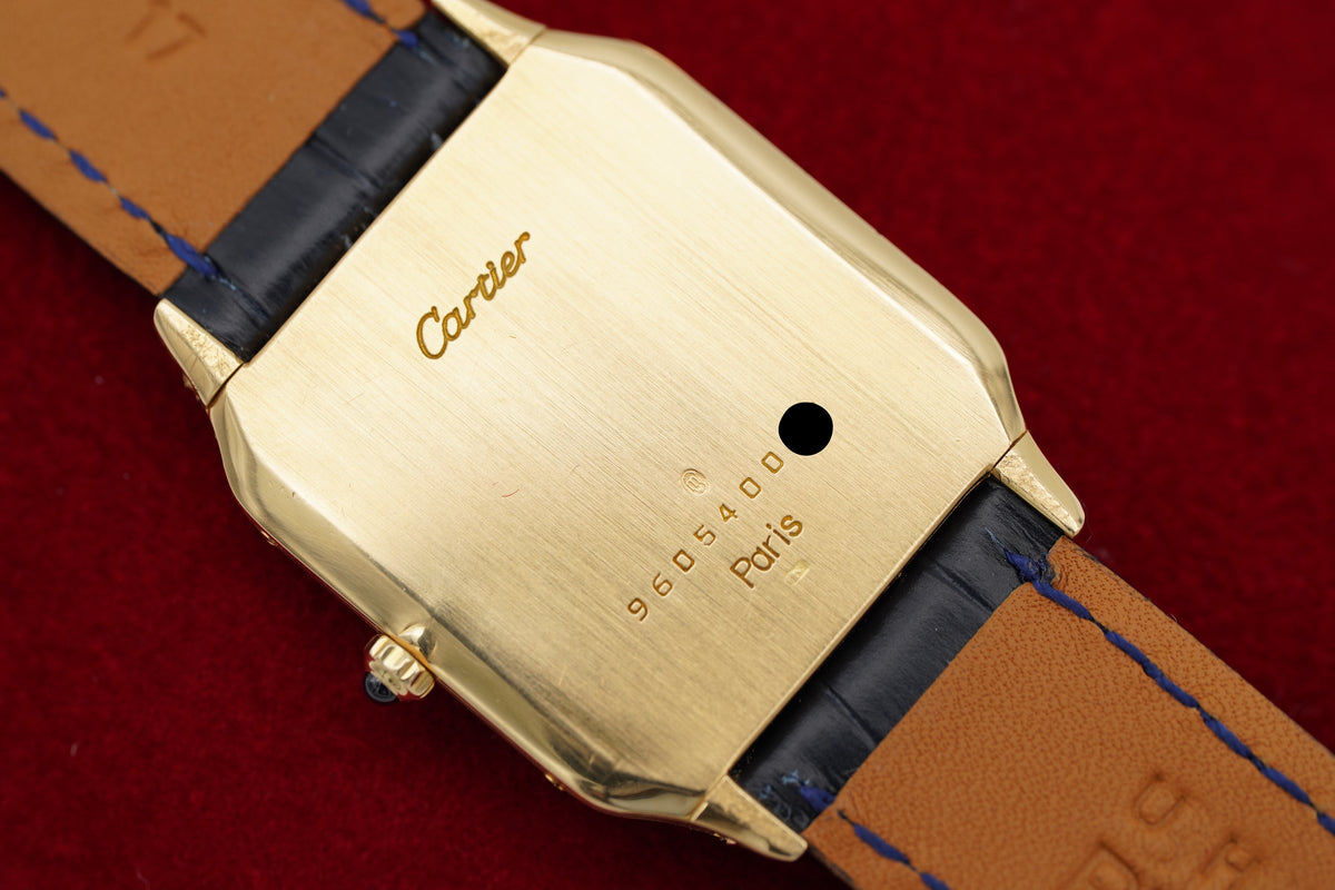 Cartier Santos Dumont 'Extra Plate' 18k Paris Dial 96054 Service 2026