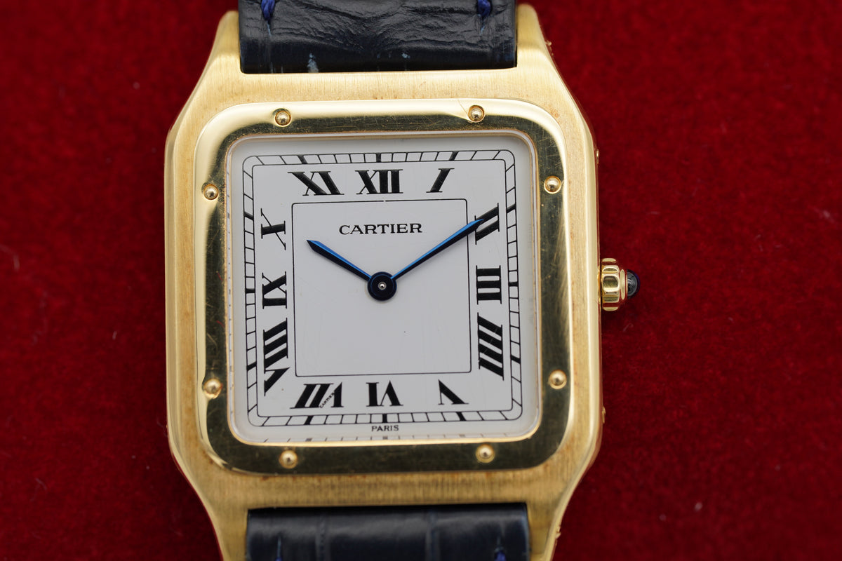 Cartier Santos Dumont 'Extra Plate' 18k Paris Dial 96054 Service 2026
