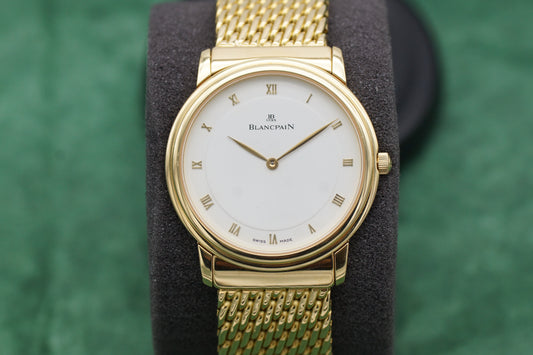 Blancpain Villeret Ultraflach 0071-1418 Gelbgold Kal. 21