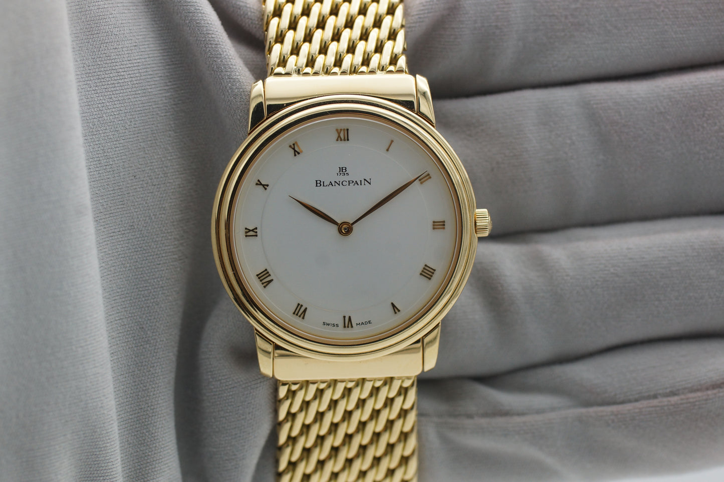 Blancpain Villeret Ultraflach 0071-1418 Gelbgold Kal. 21