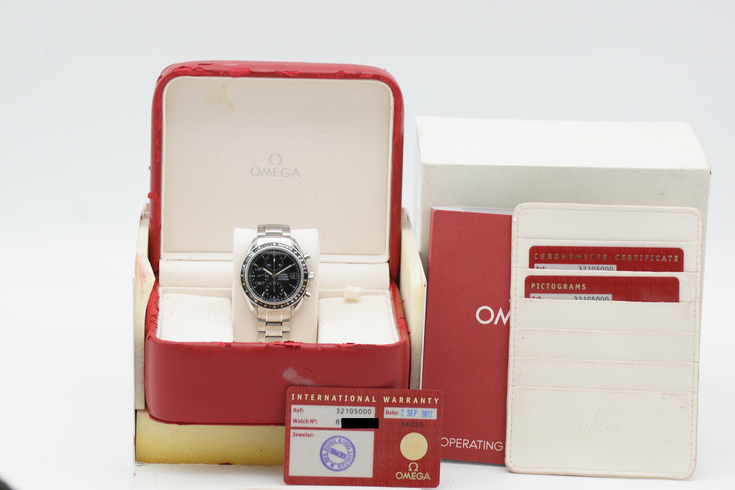 Omega Speedmaster Date 3210.50 Full-Set 2012