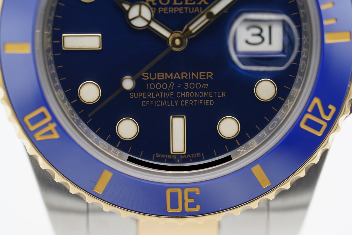 Rolex Submariner Date Stahl/Gold 116613LB Full-Set 2017