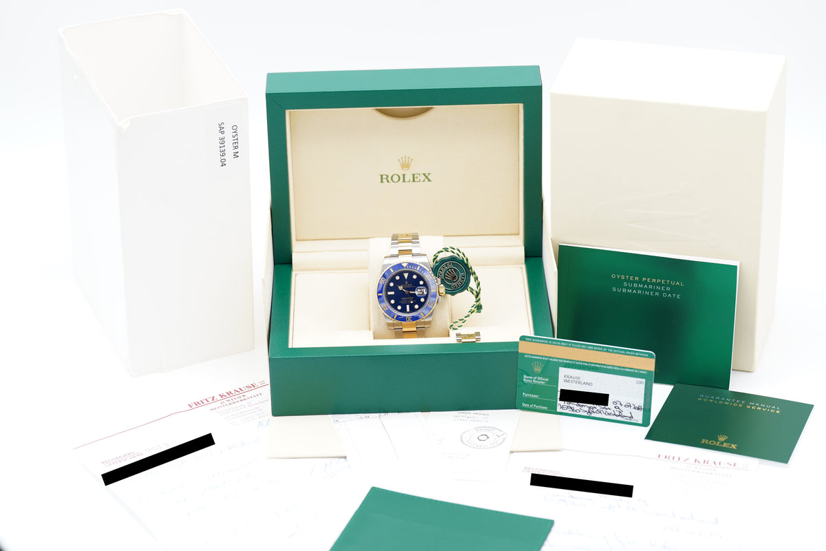 Rolex Submariner Date Stahl/Gold 116613LB Full-Set 2017