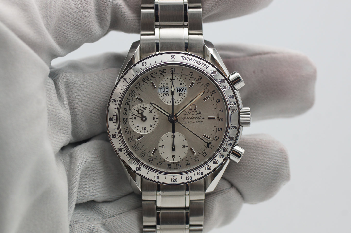 Omega Speedmaster Triple Date // Day-Date 3523.30 Box 2002