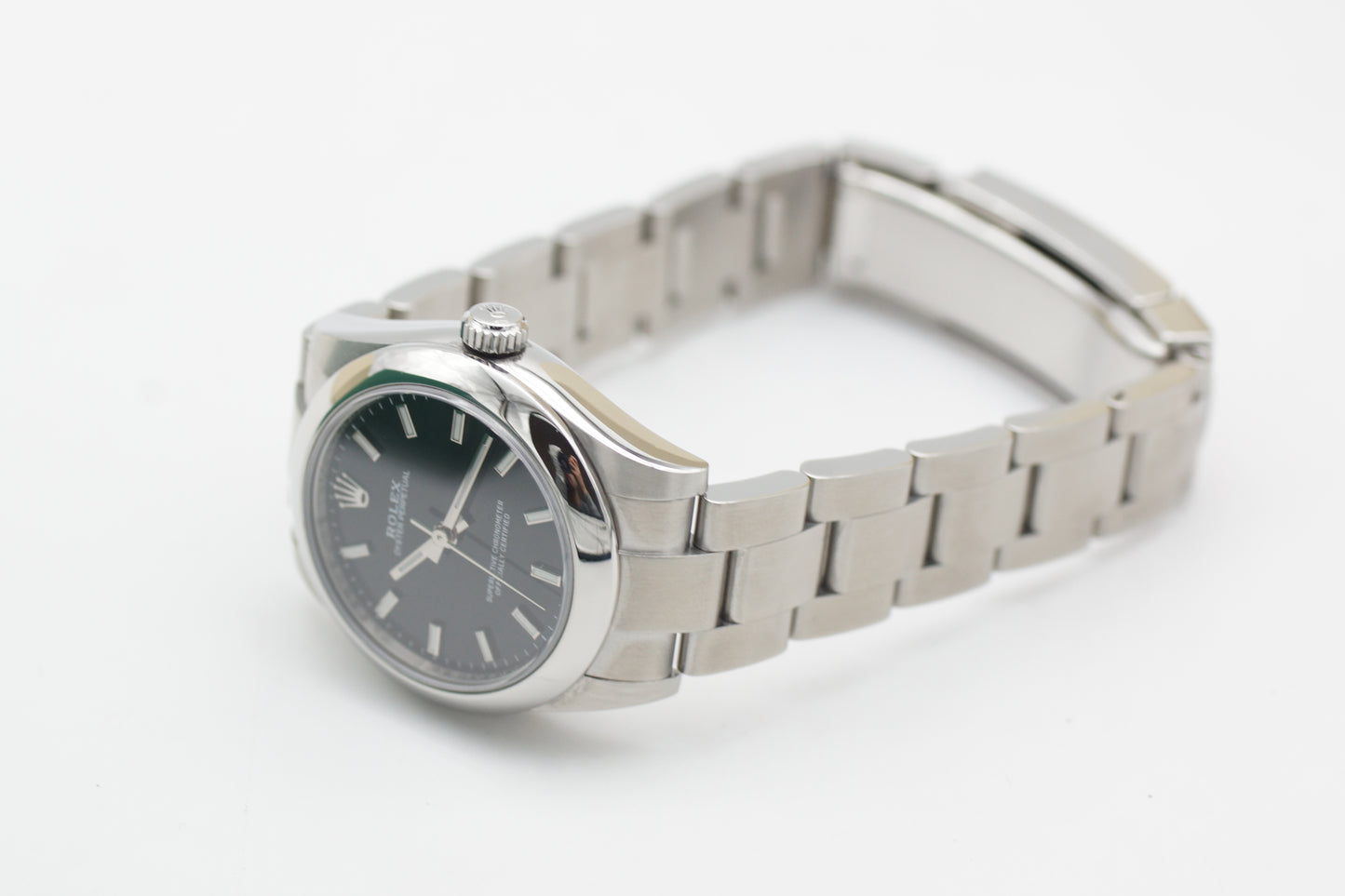 Rolex Oyster Perpetual 31 177200 Schwarz 2018 Full-Set