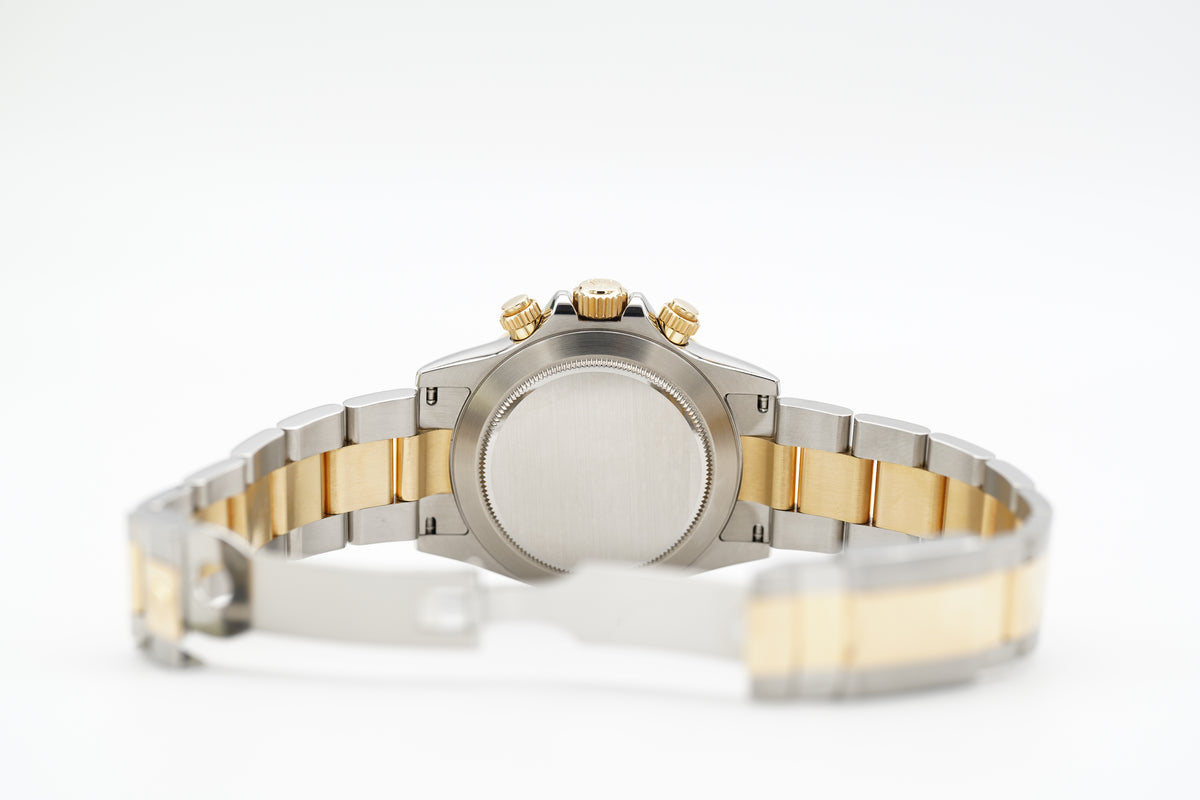 Rolex Daytona Chosmograph Stahl/Gold 116523 Weiß Full-Set 2007