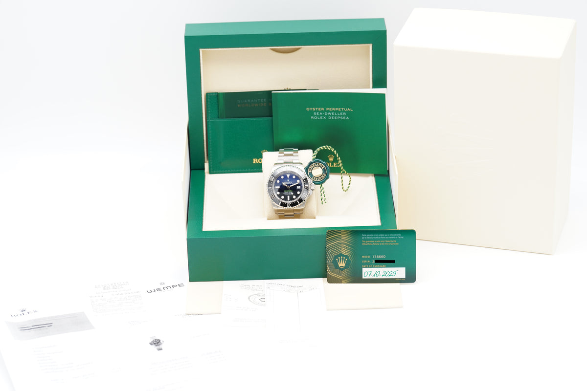 Rolex Sea-Dweller Deepsea 136660 James Cameron Full-Set 2025