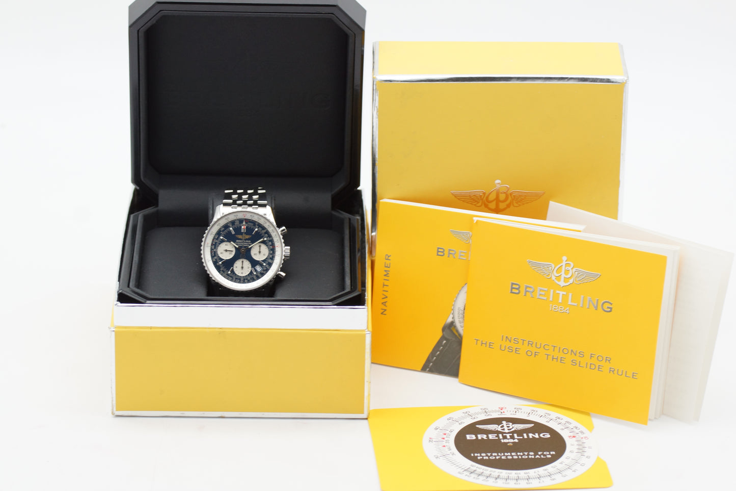 Breitling Navitimer 42 A23322 Blau Box/Booklets 2006