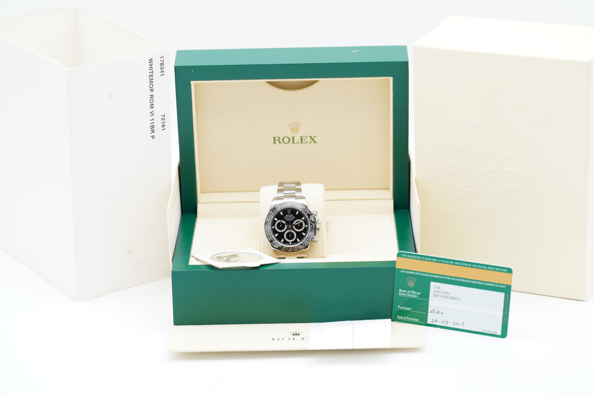 Rolex Cosmograph Daytona 116500LN Schwarz Keramik 2018