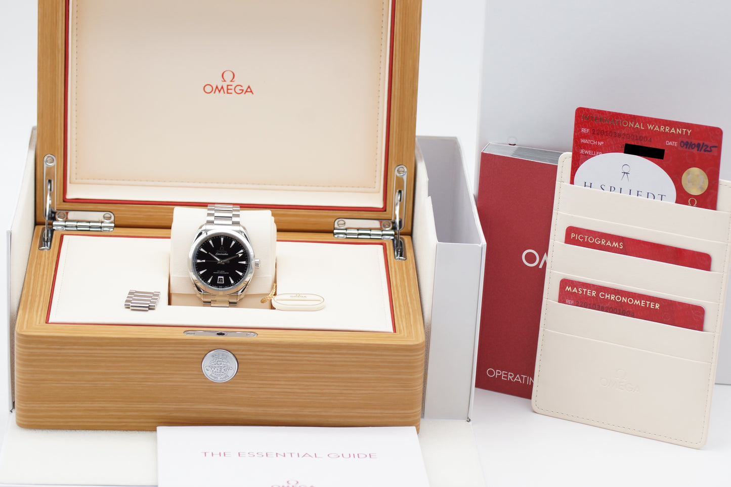 Omega Seamaster Aqua Terra Mm Schwarz Full-Set 2025