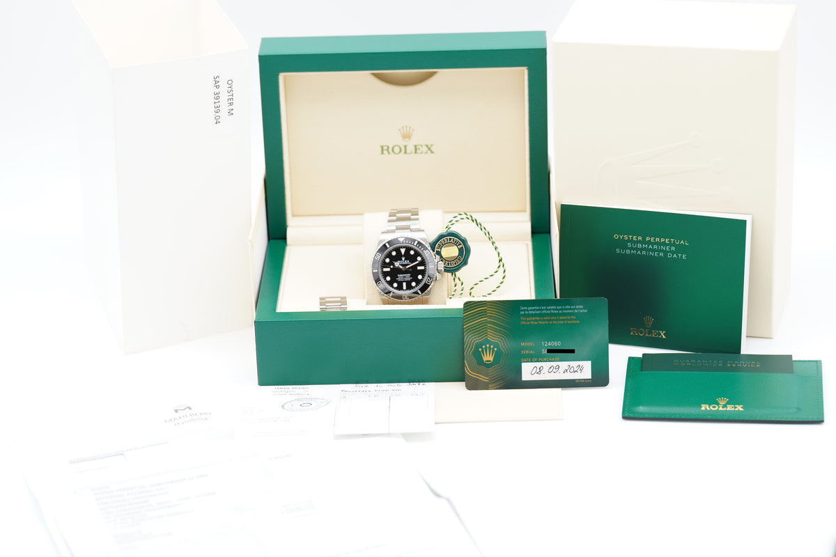 Rolex Submariner No-Date 124060 Full-Set 2024