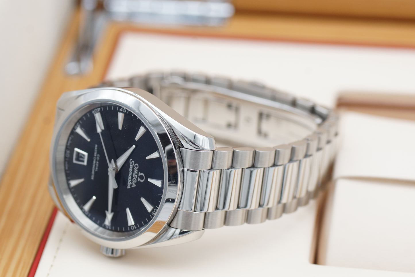 Omega Seamaster Aqua Terra Mm Schwarz Full-Set 2025
