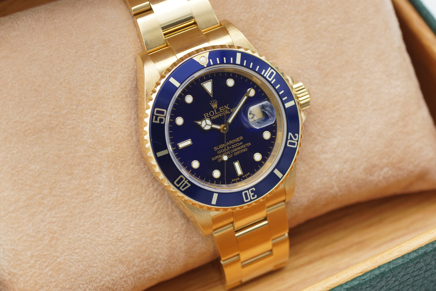 Rolex Submariner Date Gold 16618 Full-Set 2004