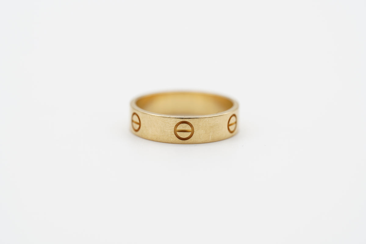 Cartier Love Klassik 18k Gold Ring 63