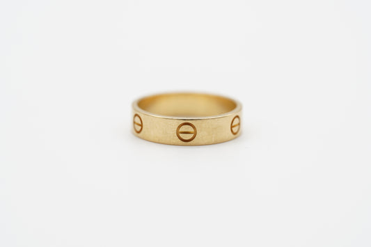Cartier Love Klassik 18k Gold Ring 63