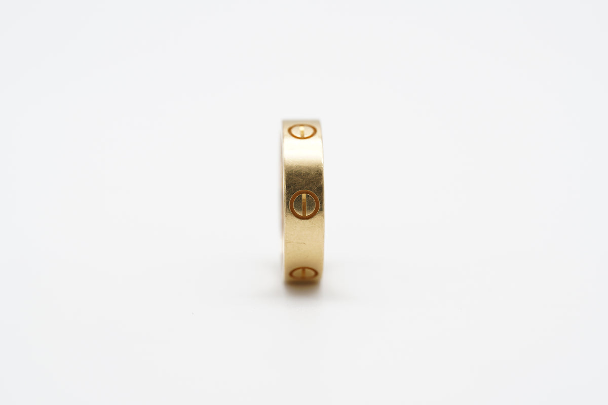 Cartier Love Klassik 18k Gold Ring 63