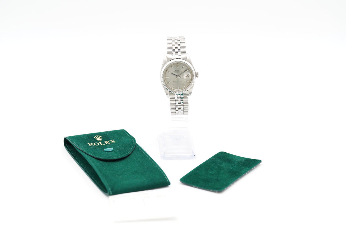 Rolex Datejust 36 Jubilee Grau 1601 Etui 1968