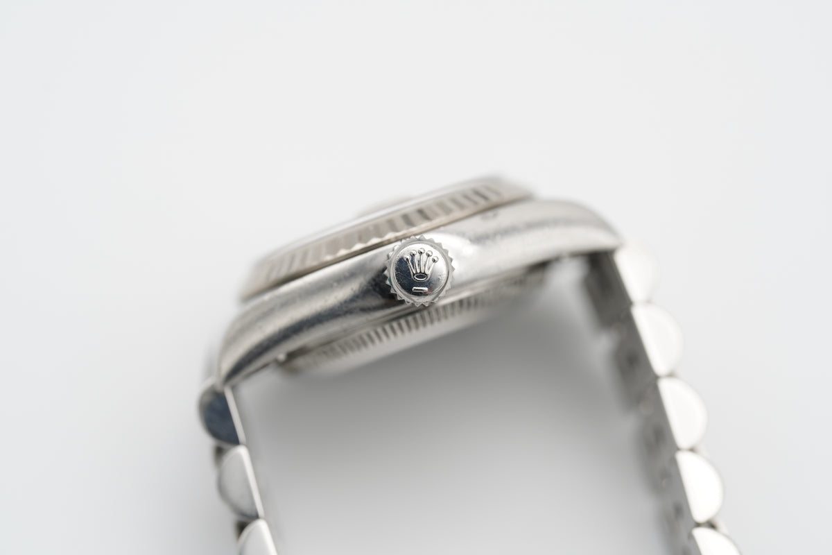 Rolex Lady-Datejust 79174G Silber Diamanten Full-Set 2003