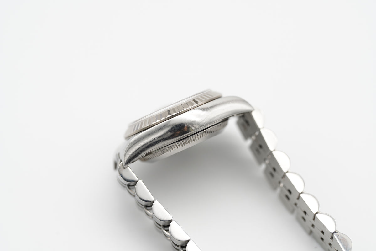 Rolex Lady-Datejust 79174G Silber Diamanten Full-Set 2003
