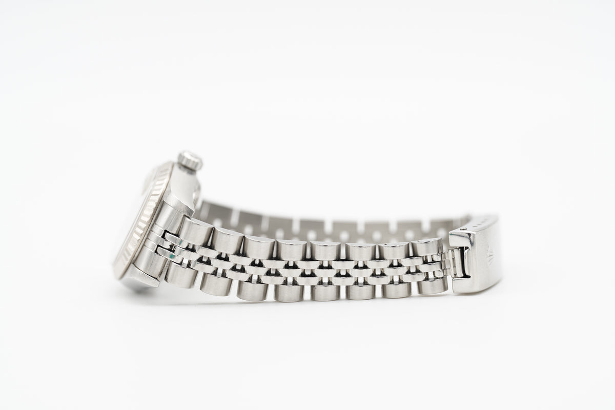 Rolex Lady-Datejust 79174G Silber Diamanten Full-Set 2003