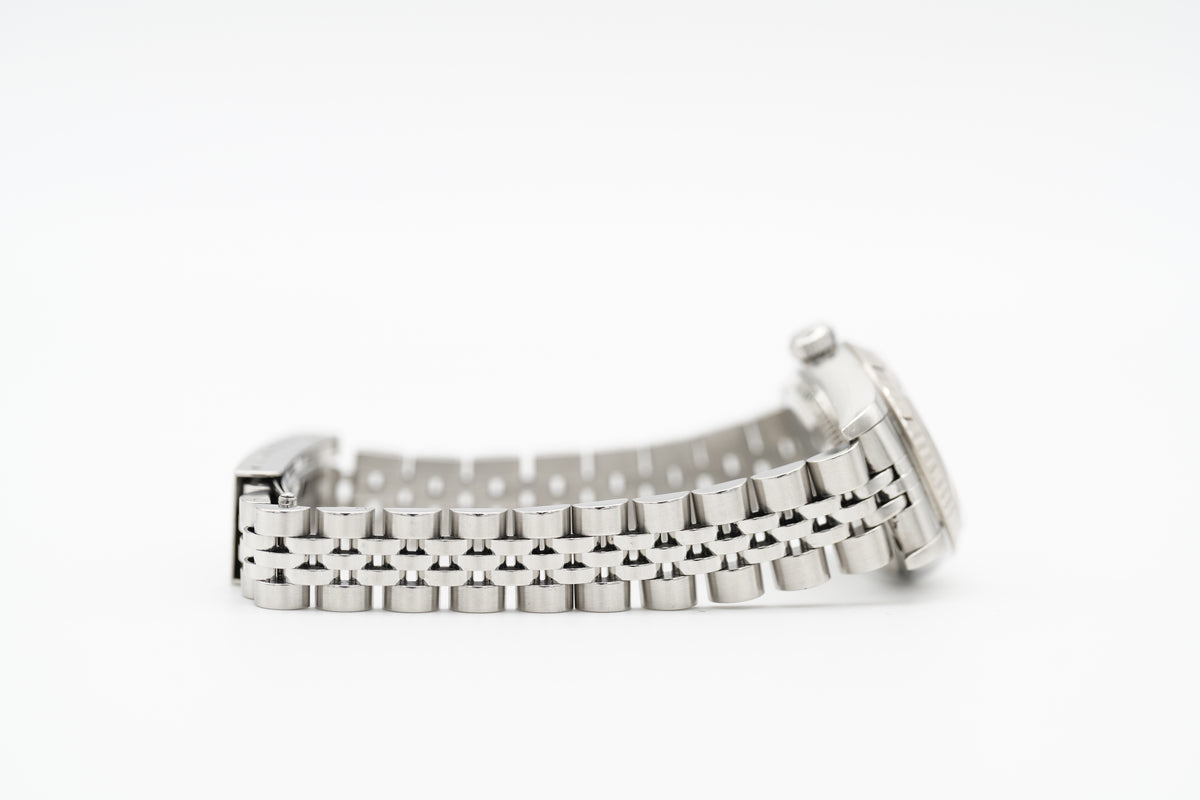 Rolex Lady-Datejust 79174G Silber Diamanten Full-Set 2003
