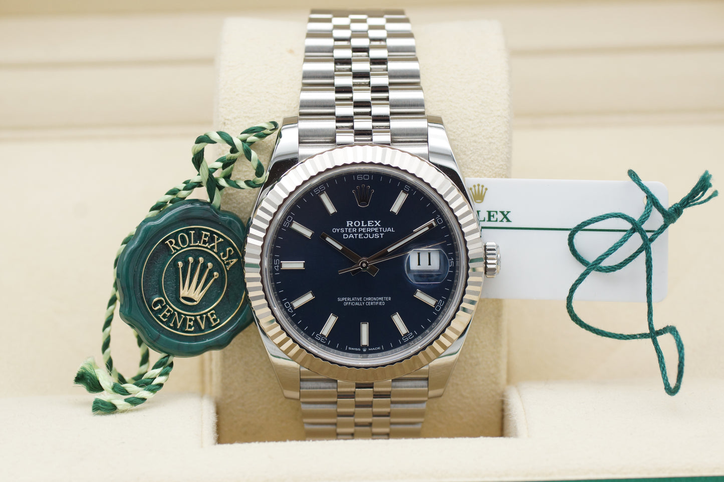 Rolex Datejust 41 126334 Blau Full-Set 2021