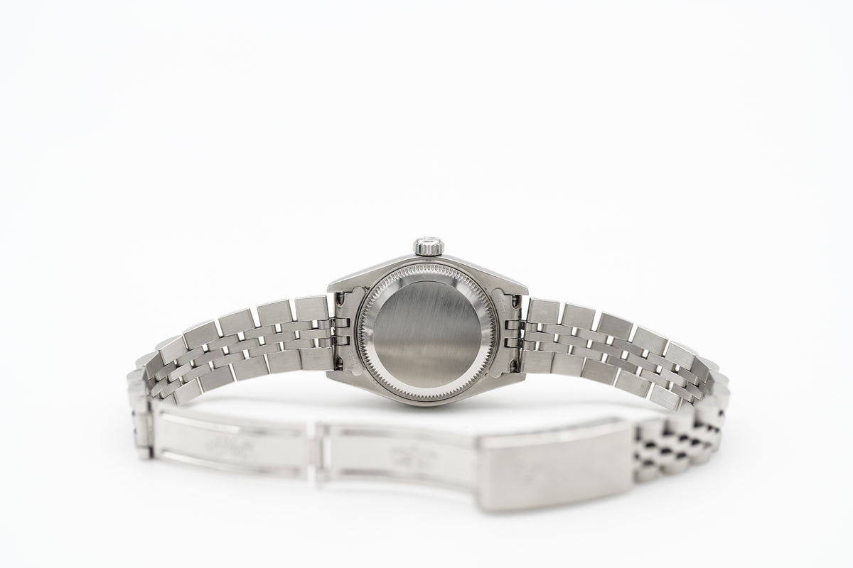 Rolex Lady-Datejust 79174G Silber Diamanten Full-Set 2003