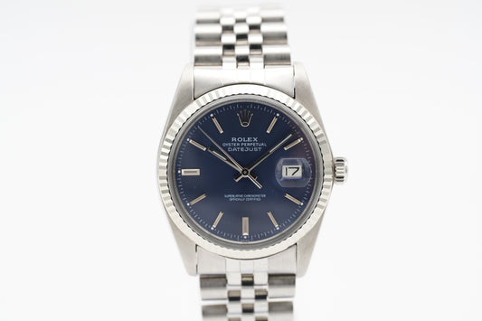 Rolex Datejust 36 16014 Blau 1982